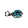 RVS Jasseron-Ketting + Turquoise Steen Hanger - Handgemaakt door esde2