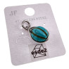 RVS Jasseron-Ketting + Turquoise Steen Hanger - Handgemaakt door esde2