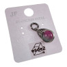 Maansteen Hanger in Groen en Fuchsia Hanger Dames - RVS - Handgemaakt