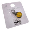 Elegante Dames Hanger met Geel Kristal - RVS - Handgemaakt door esde2