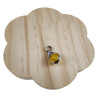 RVS Jasseron-Ketting + Geel Kristal Hanger Dames - Handgemaakt esde2