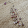 RVS Ear Cuff Oorbel Natuurstenen en Kristallen Handgemaakt door esde2