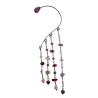 RVS Ear Cuff Oorbel Natuurstenen en Kristallen Handgemaakt door esde2