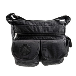 Schoudertas Unisex - Crossbody Tas Zwart voor Dagelijks Gebruik