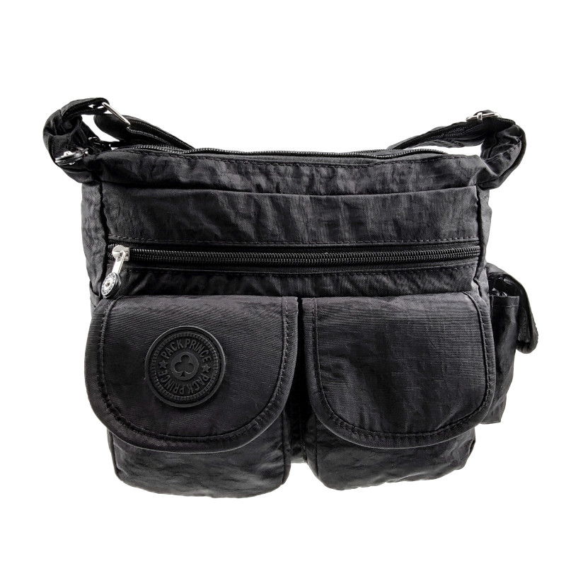 Schoudertas Unisex - Crossbody Tas Zwart voor Dagelijks Gebruik