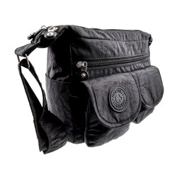 Schoudertas Unisex - Crossbody Tas Zwart voor Dagelijks Gebruik
