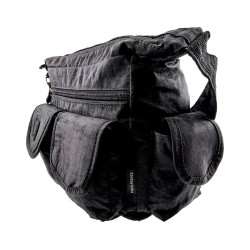 Schoudertas Unisex - Crossbody Tas Zwart voor Dagelijks Gebruik