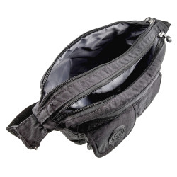 Schoudertas Unisex - Crossbody Tas Zwart voor Dagelijks Gebruik