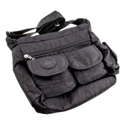 Schoudertas Unisex - Crossbody Tas Zwart voor Dagelijks Gebruik