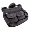 Schoudertas Unisex - Crossbody Tas Zwart voor Dagelijks Gebruik