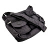 Schoudertas Unisex - Crossbody Tas Zwart voor Dagelijks Gebruik