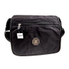 Zwarte Schoudertas - Waterafstotende Crossbody Tas met Klepsluiting