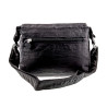 Zwarte Schoudertas - Waterafstotende Crossbody Tas met Klepsluiting