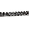 RVS Armband met Horlogeschakels en Kliksluiting - Polsomtrek 19 cm
