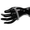 RVS Armband met Horlogeschakels en Kliksluiting - Polsomtrek 19 cm