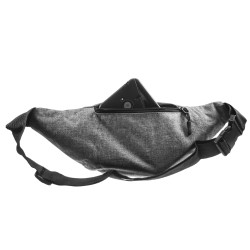 Unisex Heuptas in Grijs - Buideltas 28 x 14 x 9 cm - Volwassenen