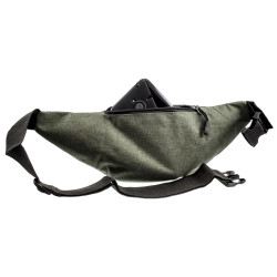 Unisex Heuptas in Grijs - Buideltas 28 x 14 x 9 cm - Volwassenen