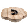 Herenring Biker Stijl met Schedels en Klauwdesign - Gepolijste RVS