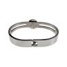Dames Bangle Armband met Zirkonia en Transparante Cabochons - RVS