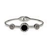 Stijlvolle RVS Bangle Armband met Sterrenbeelden en Zirkonia - Dames