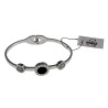 Stijlvolle RVS Bangle Armband met Sterrenbeelden en Zirkonia - Dames