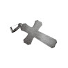 55 cm x 3mm RVS Jasseron Ketting met Kruishanger en Onze Vader Unisex