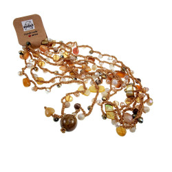 Multifunctionele  Gehaakte Damesketting, Armband of Riem Handgemaakt