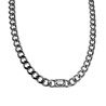 Gepolijst RVS Cubaanse Schakelketting met Rechthoekige Zirkonia Dames