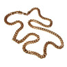 50 cm x 5 mm Ketting Unisex - Roségoud Plated - Cubaanse Schakelketting