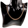 50 cm x 5 mm Ketting Unisex - Roségoud Plated - Cubaanse Schakelketting
