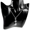 RVS Ketting met Koffiebonen Schakels Hanger  - Verstelbaar 50-55 cm