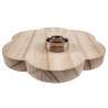 Vriendschapsring met Goudkleur Groef Unisex - RVS Verlovingsring 8 mm
