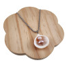 RVS Jasseron-Ketting + Hanger met Natuurlijke Schelp en Zoetwaterparels