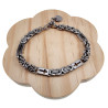 RVS Koningsarmband met Kruisdetails -Armband 16 en 19 cm Handgemaakt