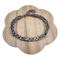 Exclusieve RVS Koningsarmband Unisex 16 en 19 cm - Handgemaakt esde2