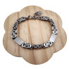 Premium RVS Koningsschakel Armband met Grieks Design - 16 tot 19 cm