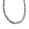 Unisex Figaro Ketting 5 mm - Roestvrijstalen - Schakelketting - 50 cm