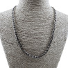Unisex Figaro Ketting 5 mm - Roestvrijstalen - Schakelketting - 50 cm