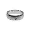 RVS Vriendschapsring met Zirkonia en Golvend Design Unisex 6 mm Breed