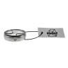 RVS Vriendschapsring met Zirkonia en Golvend Design Unisex 6 mm Breed