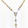 (8mm) Zilverkleur-Goudkleur Roestvrijstalen Rozenkrans Ketting