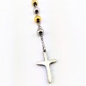 (8mm) Zilverkleur-Goudkleur Roestvrijstalen Rozenkrans Ketting