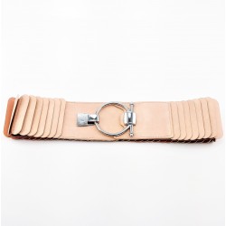 Brede Lichtroze Elastische Riem