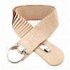 Brede Lichtroze Elastische Riem