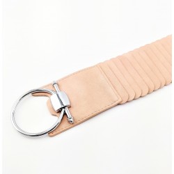 Brede Lichtroze Elastische Riem