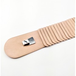 Brede Lichtroze Elastische Riem
