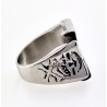Roestvrij Stalen Biker Ring met Maltezer Kruis