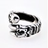 Roestvrij Stalen Biker Skeleton Ring